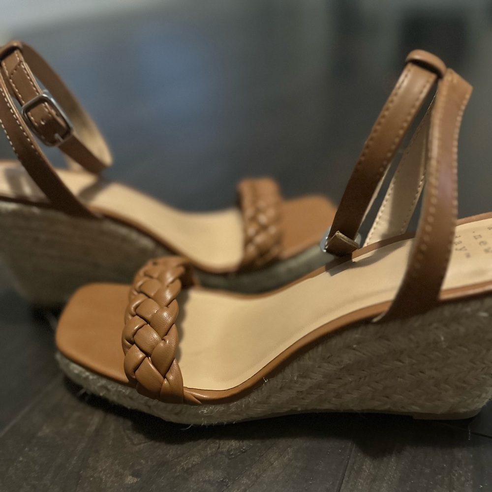 Wedges. A New Day- Target. Only worn once.